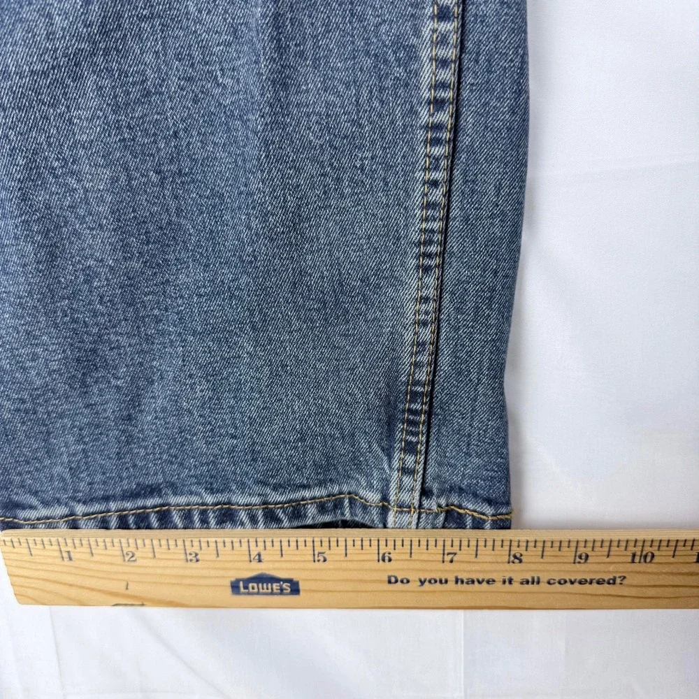 Levis 505 Regular Fit Straight Leg Mens Blue Denim Jeans‎ W40 L30 00505-2146
